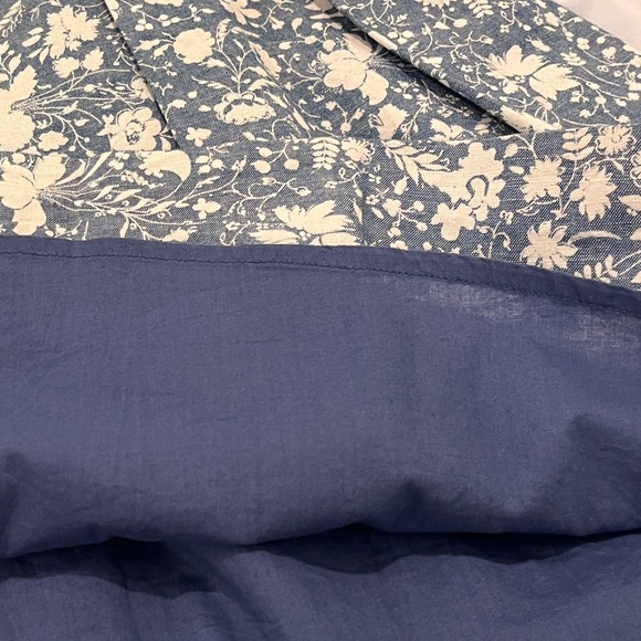 Charming Summer Dress!  GAP (EUC, Sz 4) Blue & White, Pleated, Sleeveless Cotton - Picture 9 of 9